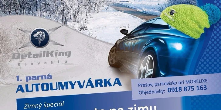 Zimný špeciál - čistenie exteriéru karosérie s carnaubským voskom