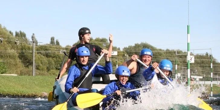 Rafting na umelom vodnom kanáli v Liptovskom Mikuláši s videozáznamom. Leto 2016!
