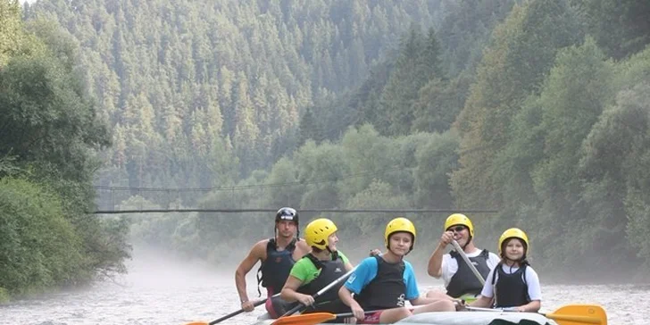 Splav Váhu s kompletným výstrojom a foto/videodokumentáciou. Leto 2016!