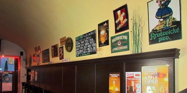 Päť veľkých pív podľa výberu (5 x 0,5 l) v Kráľovskom pivovare Korzo