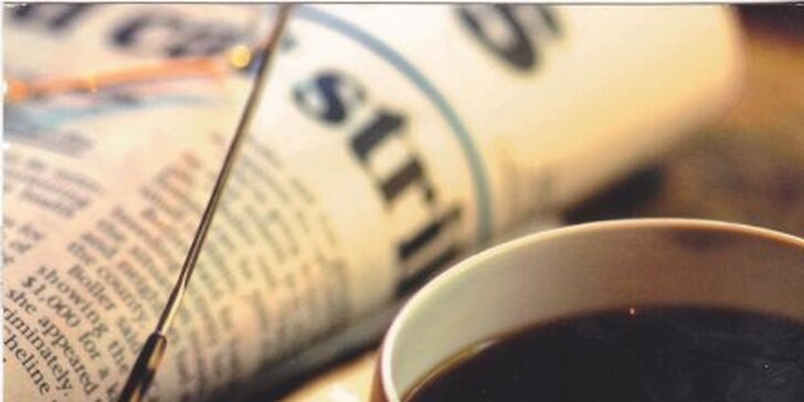 0,65 eur za šálku kvalitnej kávy zo 100% kávy Arabica podľa vlastného výberu. Espresso, viedenská káva, cappuccino či macchiato so zľavou 50%.