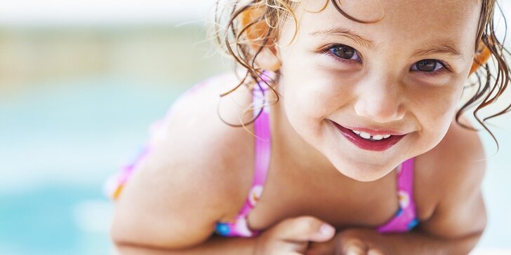 Začiatočnícky kurz „plávania“ detí vo veku od 4 mesiacov do 3 rokov + DARČEK k 20. výročiu od založenia strediska!