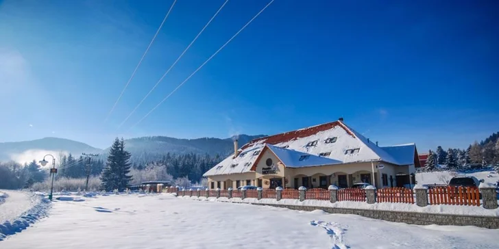 Rodinná lyžovačka alebo jarný relax pobyt v Penzióne HOREC*** na Liptove