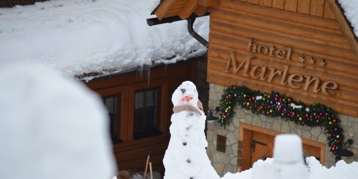 Rodinná lyžovačka v Hoteli Marlene *** na Kysuciach s wellnessom, 2 deti do 6 rokov zadarmo