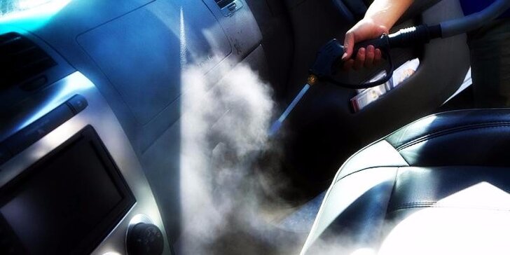 Najúčinnejšie čistenie auta parou za skvelé ceny - aj u vás doma!