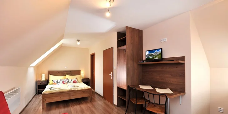 Pobyt vo Vysokých Tatrách pre 2 - 4 osoby v komfortných štúdiách, apartmánoch, chatkách alebo domčekoch