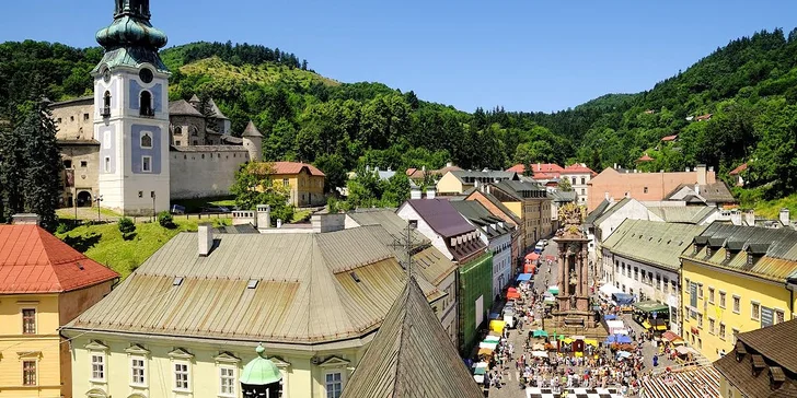 Pobyt pre 2 osoby s raňajkami a saunou v Banskej Štiavnici