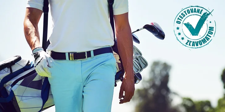Dvojmesačný golfový kurz na zelenú kartu pod vedením profesionálneho trénera vhodný aj pre deti