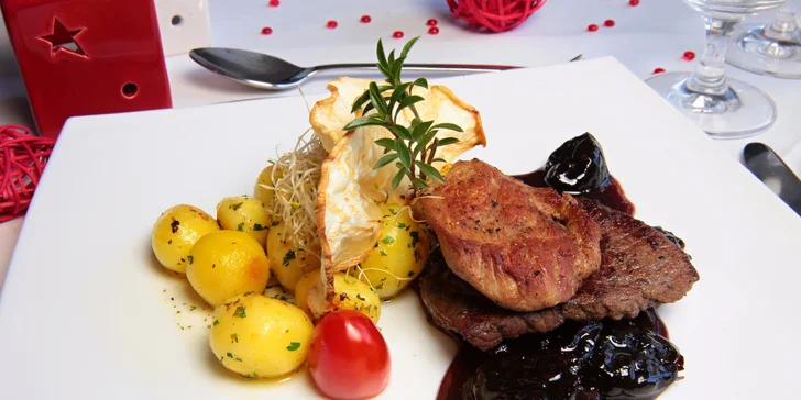 Luxusné menu pre 1 osobu v hoteli Agatka
