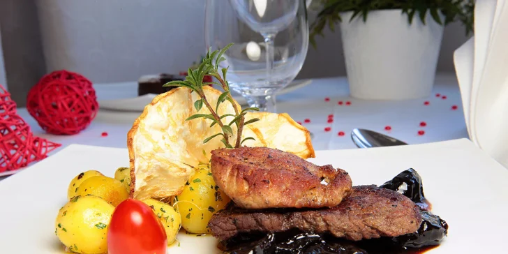 Luxusné menu pre 1 osobu v hoteli Agatka