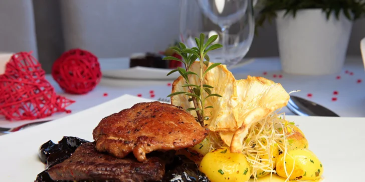 Luxusné menu pre 1 osobu v hoteli Agatka