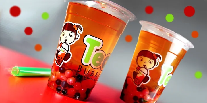Dozbublinkovania s BUBBLE TEA! Na výber z mnoho druhov!