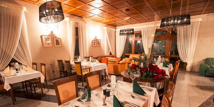Romantické luxusné 3-chodové menu pre 2 osoby v 4* reštaurácii na Devíne