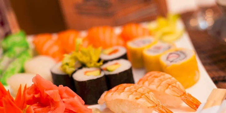 Výborné SUSHI v Sushi bare Sunshine v Auparku
