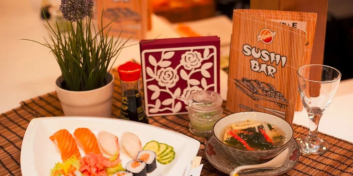 Výborné SUSHI v Sushi bare Sunshine v Auparku