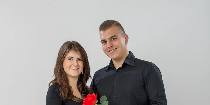 Profesionálne fotografovanie v ateliéri pre zamilovaných
