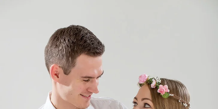 Profesionálne fotografovanie v ateliéri pre zamilovaných