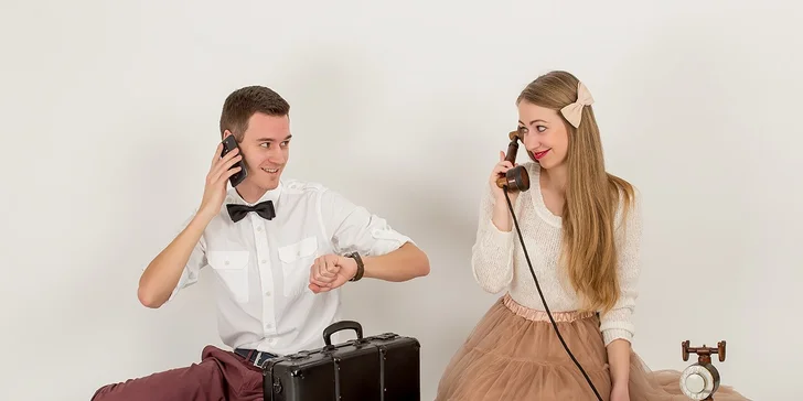 Profesionálne fotografovanie v ateliéri pre zamilovaných