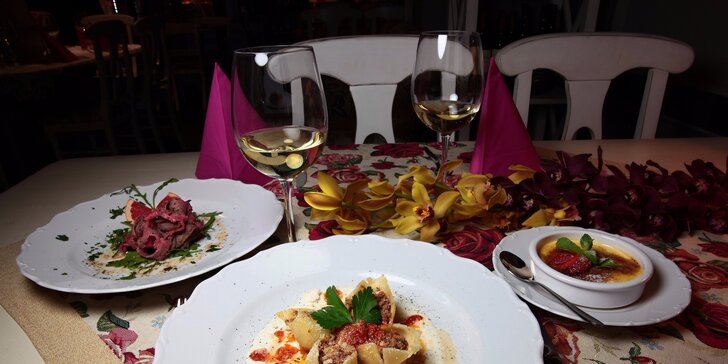 Zamilovaná trojka na tretiu! Vyberte si z troch menu v talianskej reštaurácii