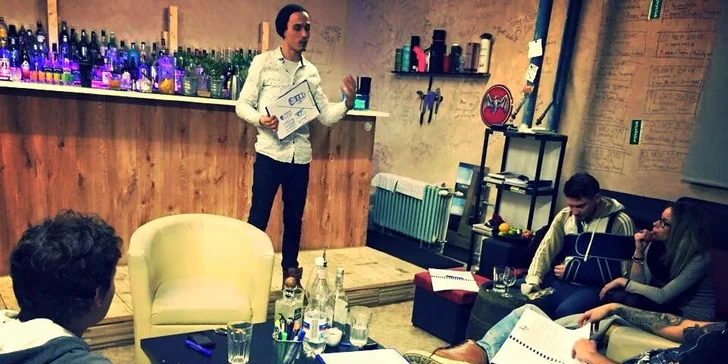 Škola barmana! 3-dňový barmanský kurz LEVEL 1!