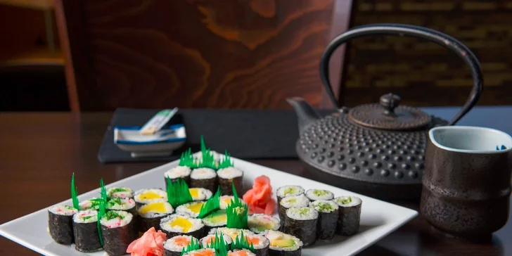 Lahodné sushi menu podľa výberu pre dvoch