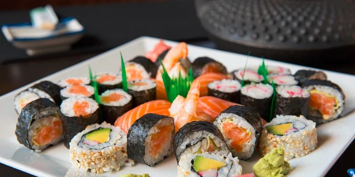 Lahodné sushi menu podľa výberu pre dvoch