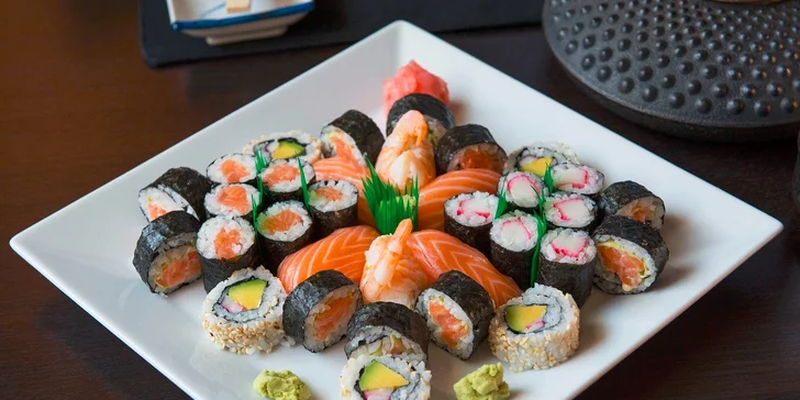 Lahodné sushi menu podľa výberu pre dvoch