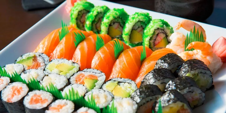 Lahodné sushi menu podľa výberu pre dvoch