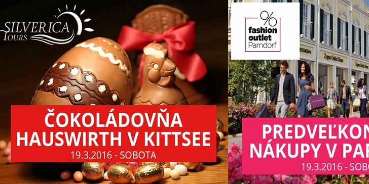 Cestujte s nami pred Veľkou Nocou do Parndorfu a do čokoládovne Hauswirth v rakúskom Kittsee!