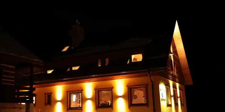Rodinný pobyt s wellness a polpenziou uprostred Pienin a Belianskych Tatier v novom Penzióne SKI Jezersko***