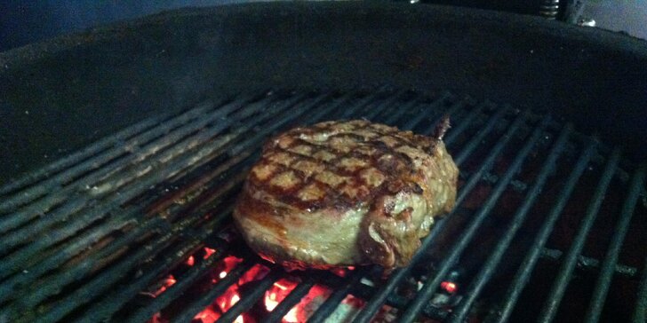 Grilovaný Ribeye steak v grillbare Podlavice