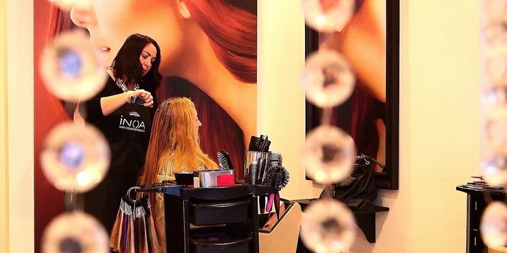 Profesionálne farbenie alebo ombre s INOA alebo Majirel od L'Oreal+ strih a rekonštrukčná kúra Pro-keratín