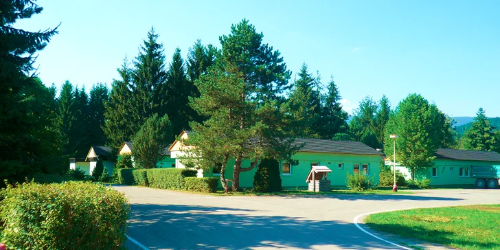 Ubytovanie v bungalovoch v chatovej oblasti na Orave