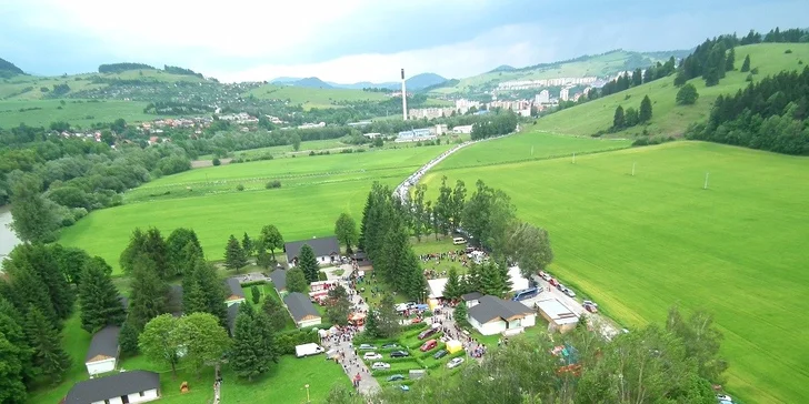 Ubytovanie v bungalovoch v chatovej oblasti na Orave