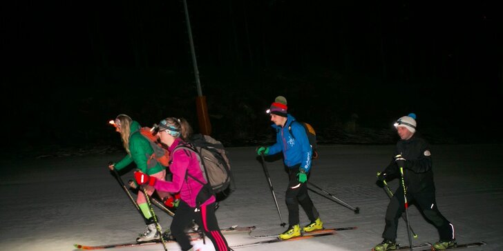 Nočný piatkový skialpinizmus v Jasnej