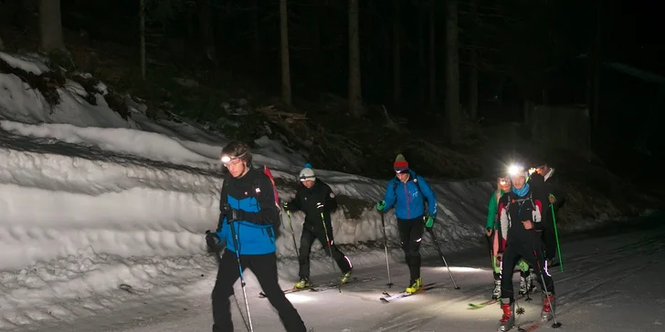 Nočný piatkový skialpinizmus v Jasnej