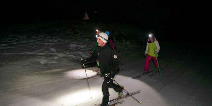 Nočný piatkový skialpinizmus v Jasnej