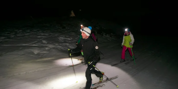 Nočný piatkový skialpinizmus v Jasnej