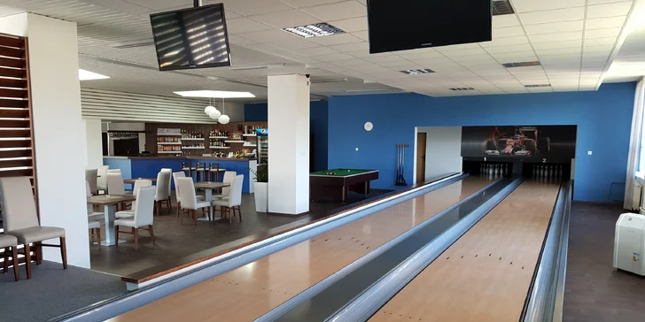 Bowling na 1 alebo 2 hodiny v Hoteli Baník v Nitrianskom Rudne