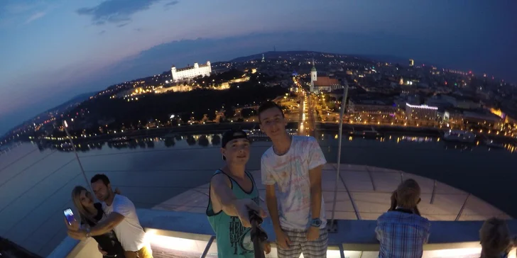 Najkrajší pohľad na Bratislavu z exkluzívnej vyhliadkovej veže UFO watch.taste.groove.