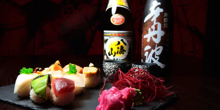 Japonsko na tanieri: Nigiri set a Sake v EDO-KINE
