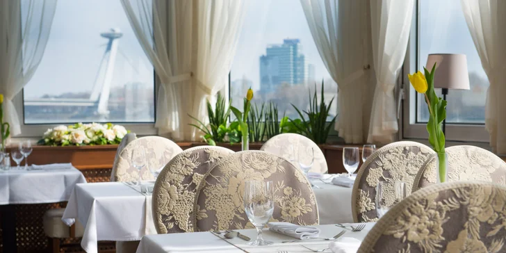 Kulinárske 3-chodové menu v Reštaurácii v Boteli PRESSBURG