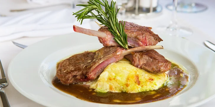Kulinárske 3-chodové menu v Reštaurácii v Boteli PRESSBURG