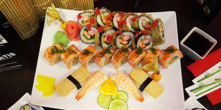 Malý či veľký dračí roll sushi set