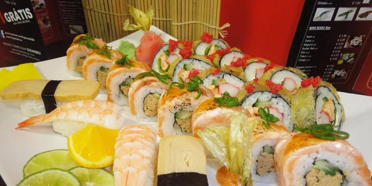 Malý či veľký dračí roll sushi set