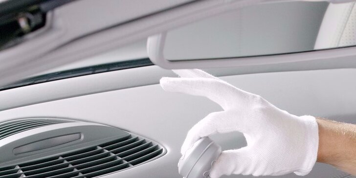Tepovanie interiéru vozidla parou + dezinfekcia klimatizácie