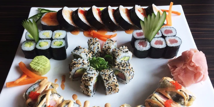 Jarný sushi set pre dvoch v TOP reštaurácii Sushihanil