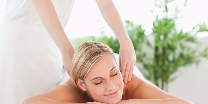 Relaxačná olejová masáž celého tela alebo chrbta a šije