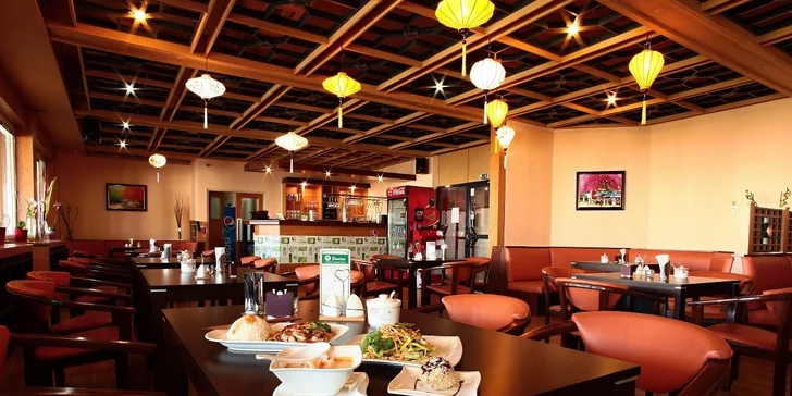 Tradičné vietnamské 4-chodové menu v reštaurácii Bamboo