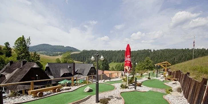 Zábavný Adventure golf pre 2 osoby